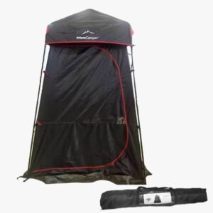 Shower, Changing and Toilet Tent – vedeți detaliată a produsului montat sau utilizat