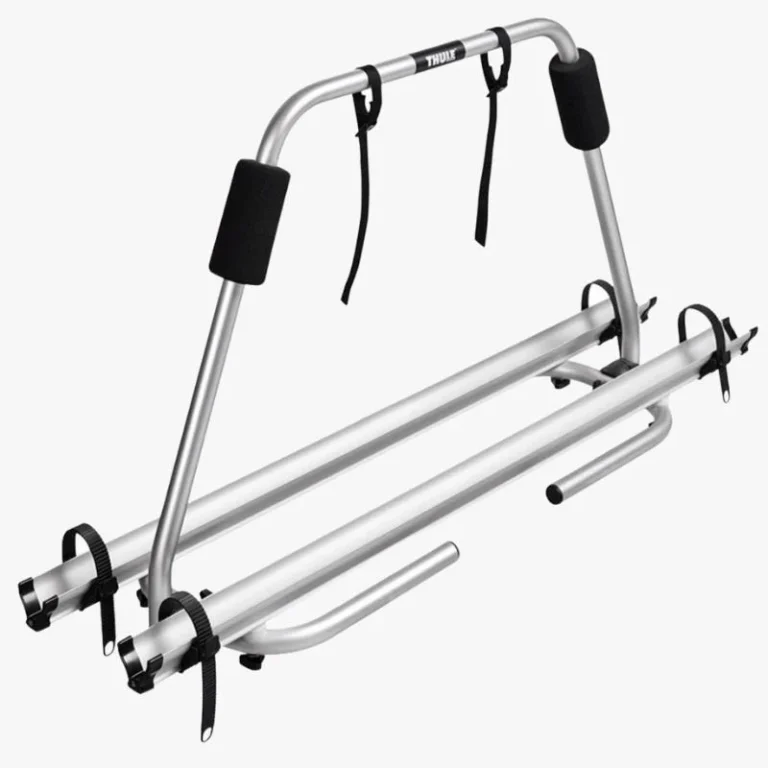 Light Bicycle Carrier – vedere detaliată a produsului montat sau utilizat