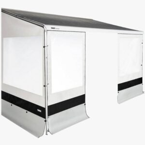 Sides & fronts Thule awning 3,0 – vedere detaliată a produsului montat sau utilizat