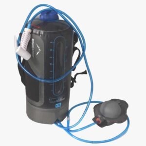 Outdoor Shower Bag – vedere detaliată a produsului montat sau utilizat